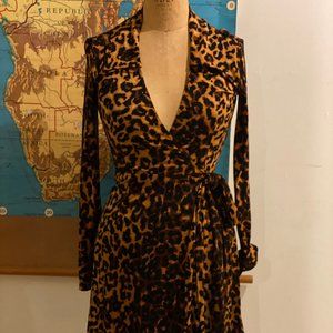 Reformation Mini Dress in Leopard